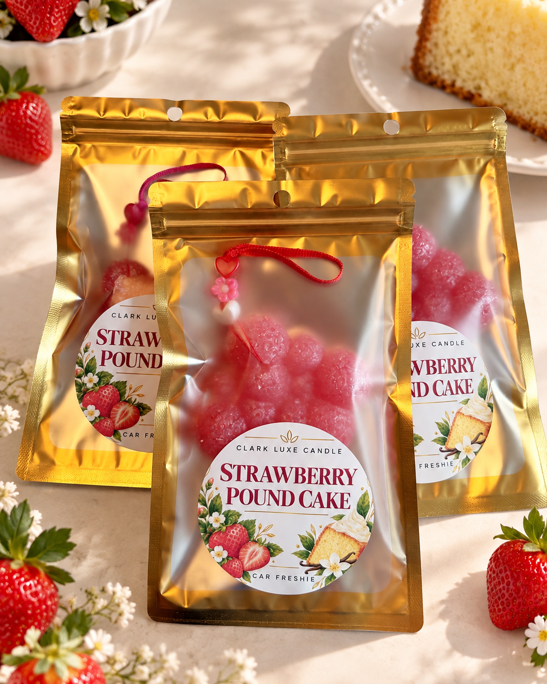 Strawberry Pound Cake